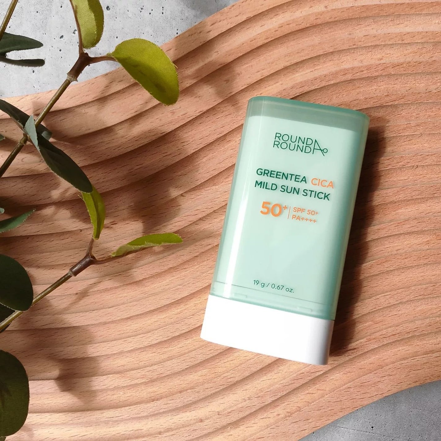 グリーンティー CICA マイルド サンスティック/ラウンドアラウンド/日焼け止めスティックを使ったクチコミ(1枚目)