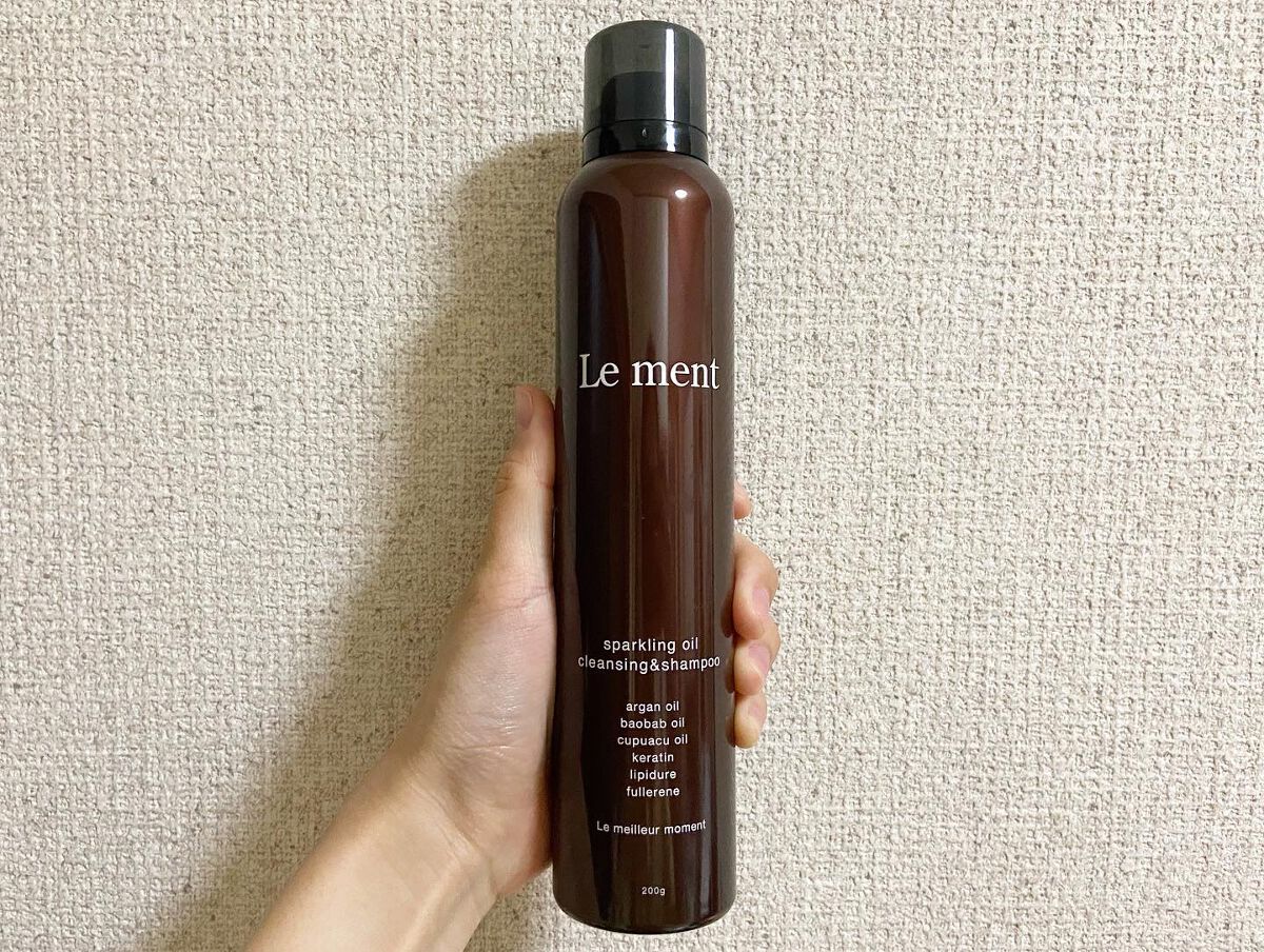 ルメント スパークリングオイル クレンジング&シャンプー/Le ment/市販シャンプーを使ったクチコミ(1枚目)