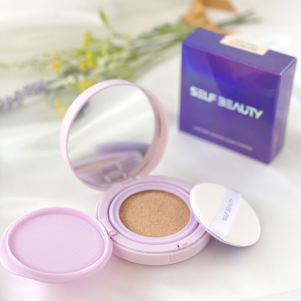 ユニコーン オーロラ光彩クッション/SELF BEAUTY/クッションファンデーションを使ったクチコミ（1枚目）