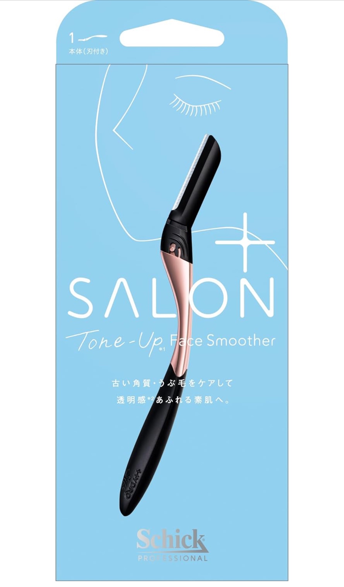 サロンプラス トーンアップ フェイススムーサー ホルダー（刃付き）/サロンプラス/シェーバーを使ったクチコミ（1枚目）