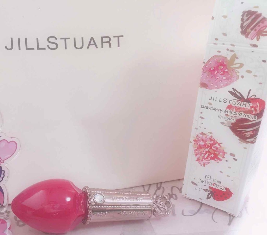 ストロベリーホイップ ルージュ/JILL STUART/口紅を使ったクチコミ（1枚目）