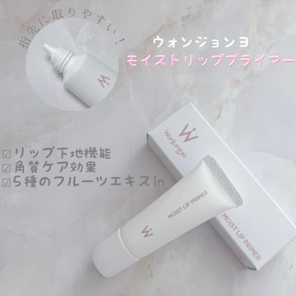 ウォンジョンヨ モイストリッププライマー /Wonjungyo/リップオイルを使ったクチコミ(1枚目)
