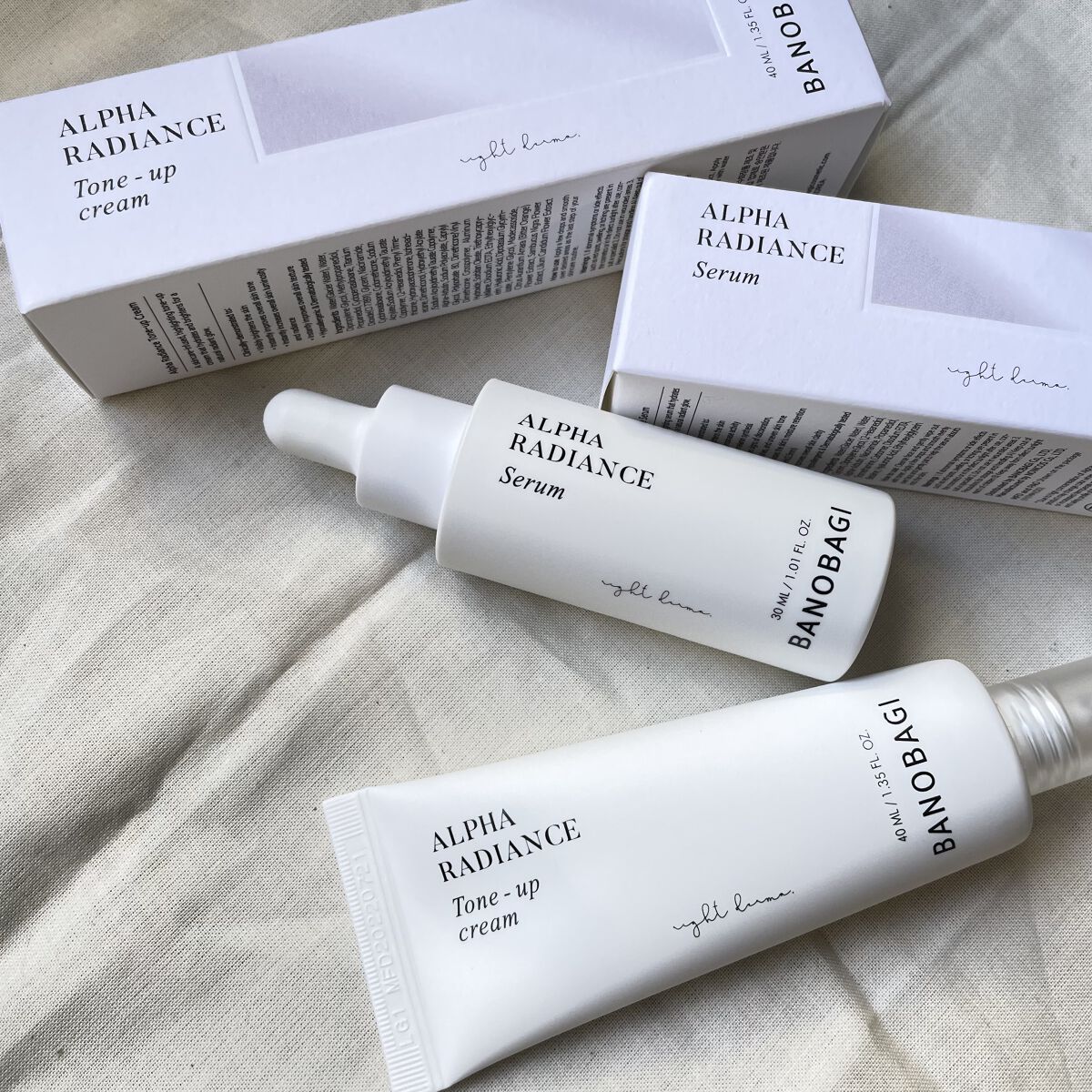 アルファラディアンスグローセラム/BANOBAGI/美容液を使ったクチコミ（2枚目）