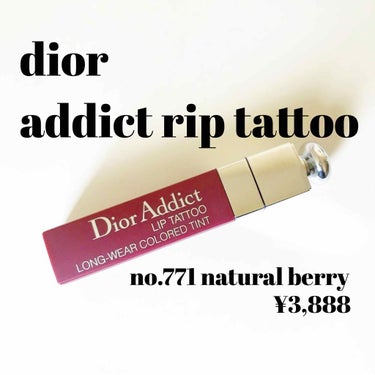 【旧】ディオール アディクト リップ ティント/Dior/リップグロスを使ったクチコミ（1枚目）