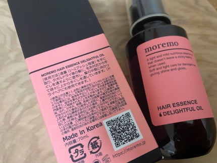 ヘアエッセンスディライトフルオイル 70ml / Hair Essence Delightful Oil 70ml/moremo/ヘアオイルを使ったクチコミ(2枚目)