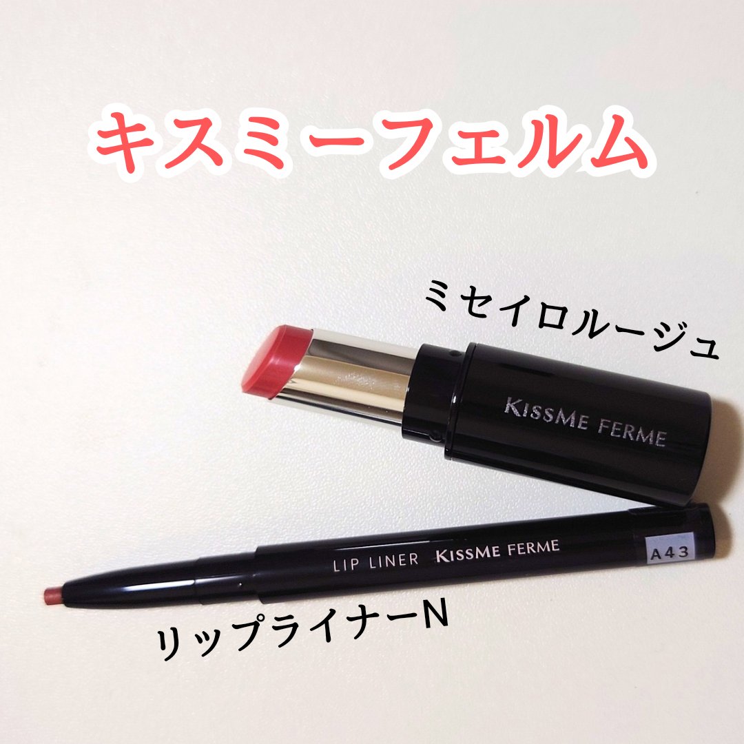 キスミー　フェルム　リップライナーＮ/キスミー フェルム/リップライナーを使ったクチコミ（2枚目）
