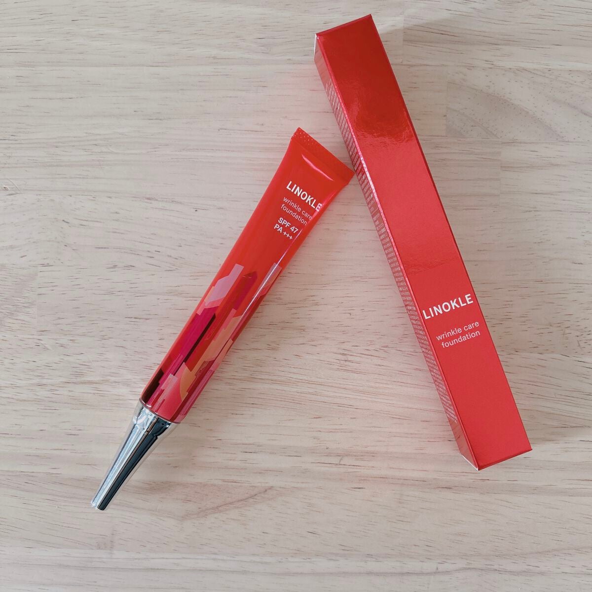 LINOKLE リンクルケアファンデーション/さくらの森/BBクリームを使ったクチコミ(1枚目)