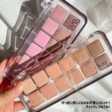 プロ アイ パレット エアー/CLIO/アイシャドウパレットを使ったクチコミ(9枚目)