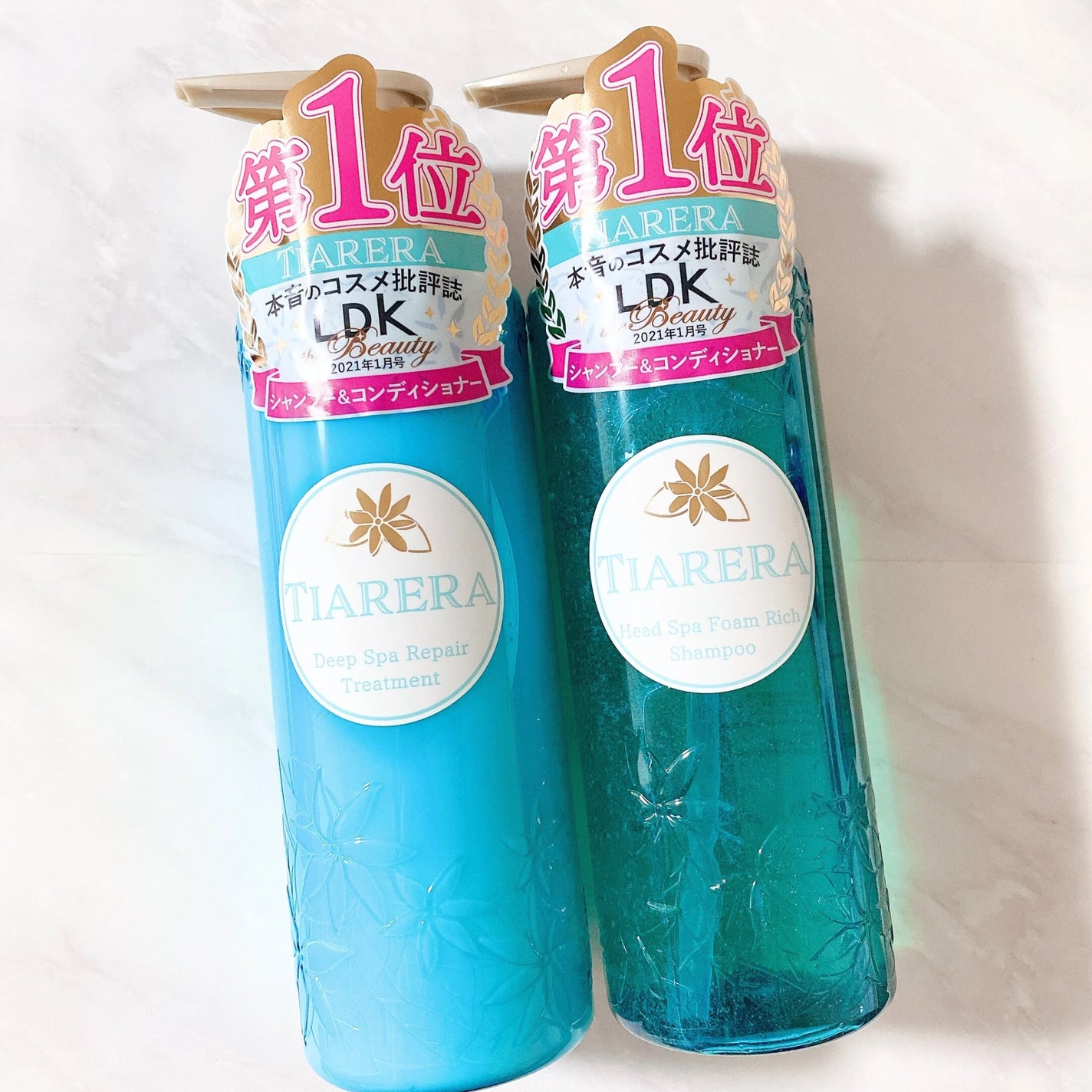 ヘッドスパフォームリッチシャンプー/ディープスパリペアトリートメント/TIARERA/市販シャンプーを使ったクチコミ(5枚目)