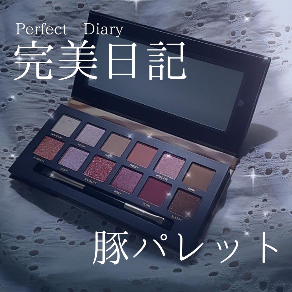 エクスプローラ12色 動物アイシャドウパレット/PERFECT DIARY/アイシャドウパレットを使ったクチコミ（1枚目）