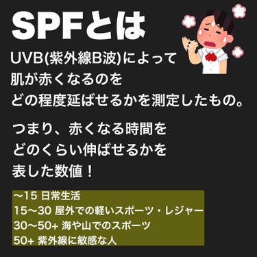 ひまちゃん /垢抜けの参考書 on LIPS 「【〈保存版〉PAとSPFってなにが違うの？簡単に解説してみまし..」（3枚目）