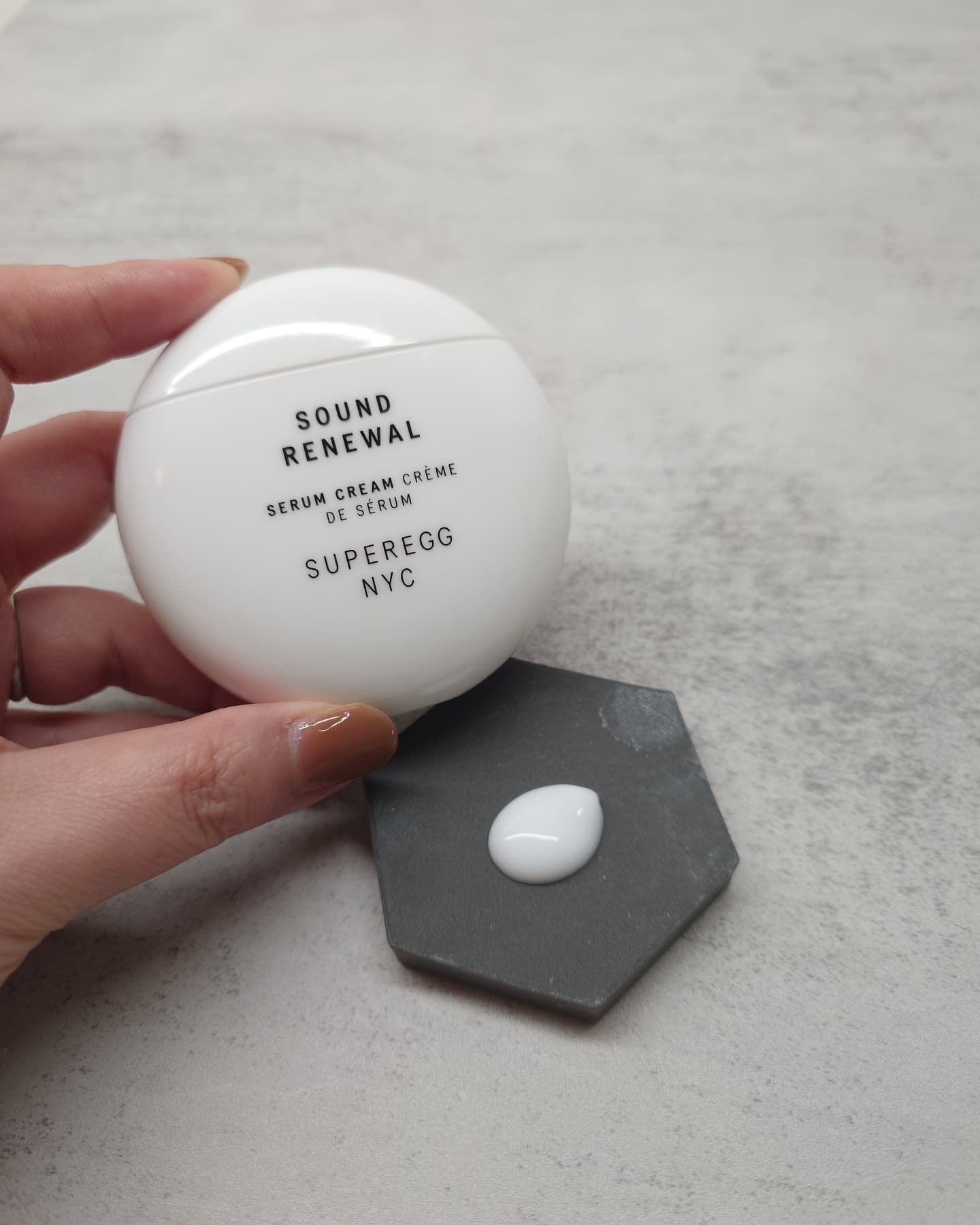 サウンド リニューアル セラムクリーム/SUPEREGG /フェイスクリームを使ったクチコミ（3枚目）