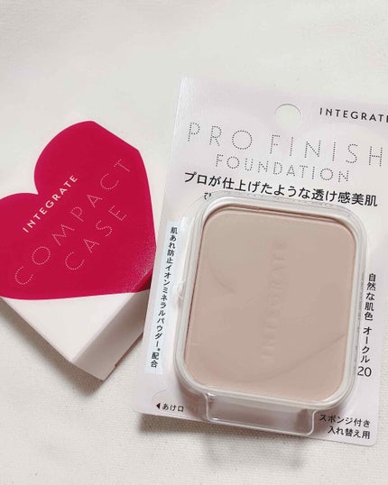 プロフィニッシュファンデーション/インテグレート/パウダーファンデーションを使ったクチコミ(1枚目)