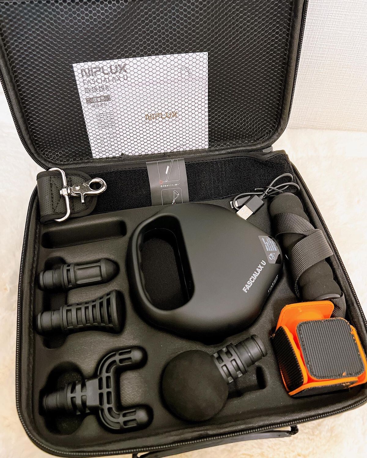 NIPLUX ｜ FASCIALAX U/NIPLUX/マッサージガンを使ったクチコミ（1枚目）