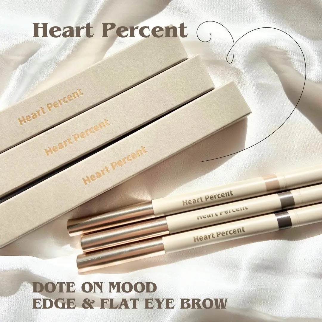ドット オン ムードエッジ アンド フラットアイブロウ/Heart Percent/アイブロウペンシルを使ったクチコミ(1枚目)