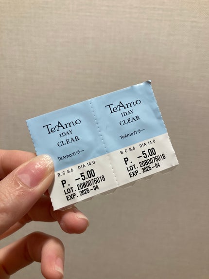 クリアワンデー/TeAmo/ワンデー(1DAY)カラコンを使ったクチコミ(4枚目)