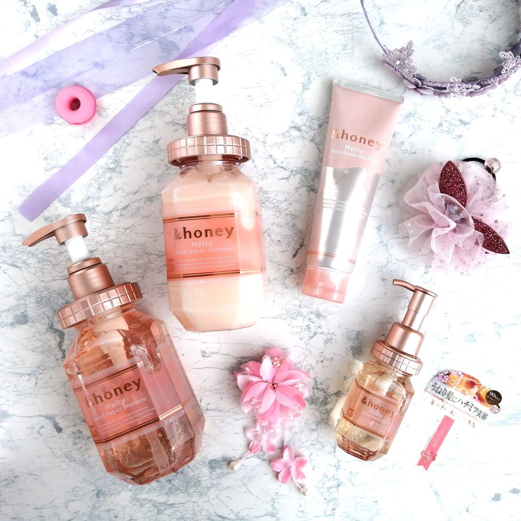 &honey Melty モイストリペア シャンプー1.0／モイストリペア ヘアトリートメント2.0/&honey/市販シャンプーを使ったクチコミ（3枚目）
