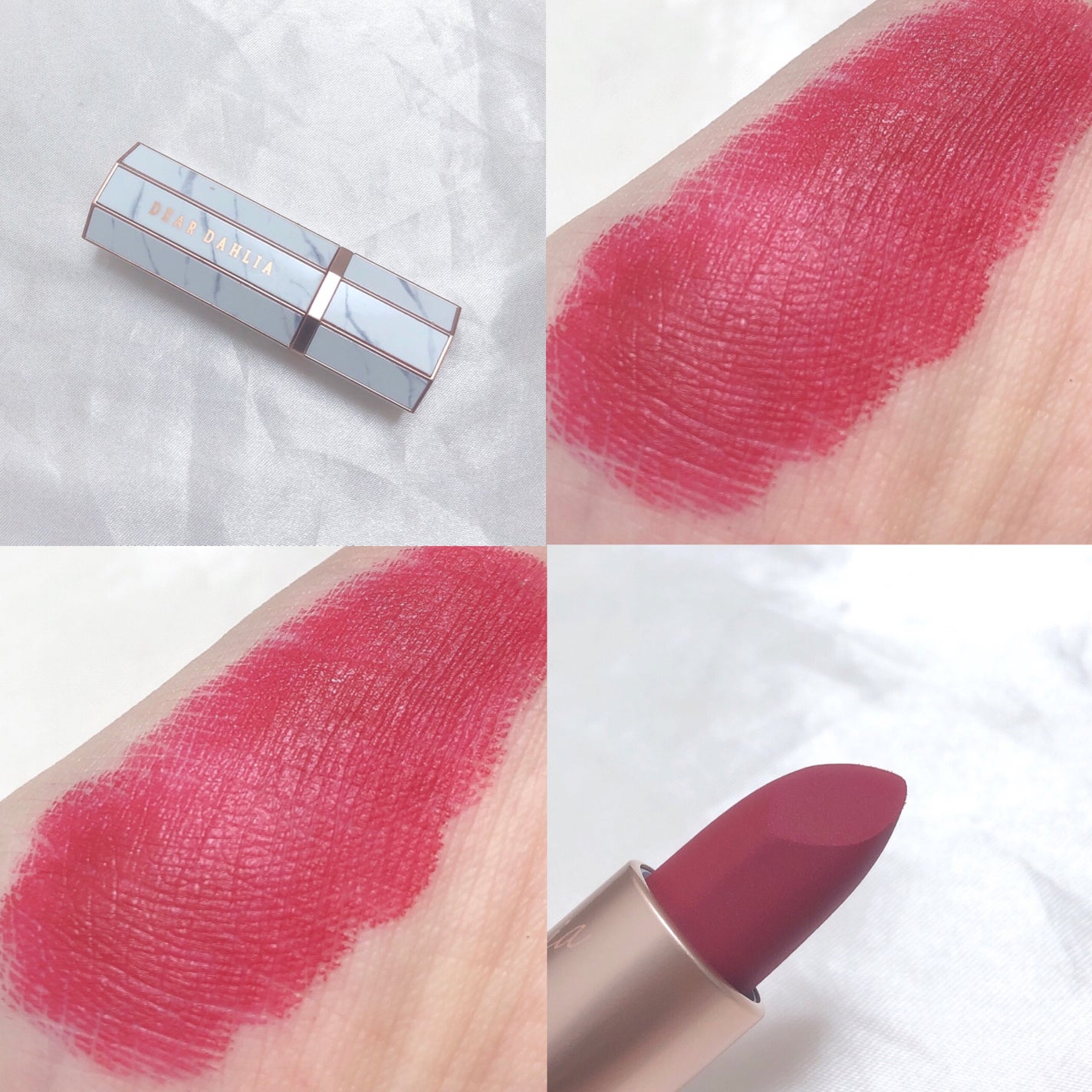 リップ パラダイス エフォートレス マット リップスティック/DEAR DAHLIA/口紅を使ったクチコミ(2枚目)