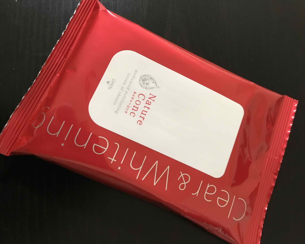ネイチャーコンク 薬用 ふきとり化粧水シート/ネイチャーコンク/トナーパッドを使ったクチコミ(1枚目)