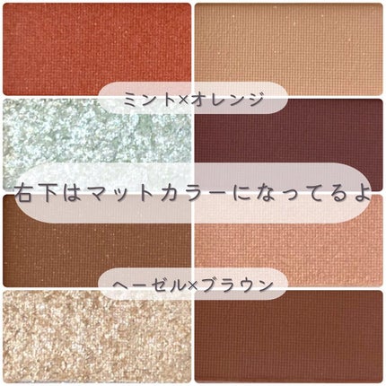 CHEER me COLOR アイシャドウ/セリア/アイシャドウパレットを使ったクチコミ(6枚目)