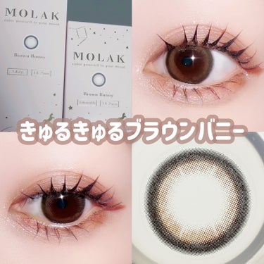 宮脇咲良ちゃんプロデュース
MOLAKの新色！ブラウンバニー🐇
1month ＆ 1day 同時発売！

太フチにミルクチョコカラーで
きゅるきゅるな瞳が可愛い🫧


#PR #リリーアンナ公式アンバサ