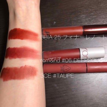 3CE VELVET LIP TINT/3CE/口紅を使ったクチコミ（1枚目）