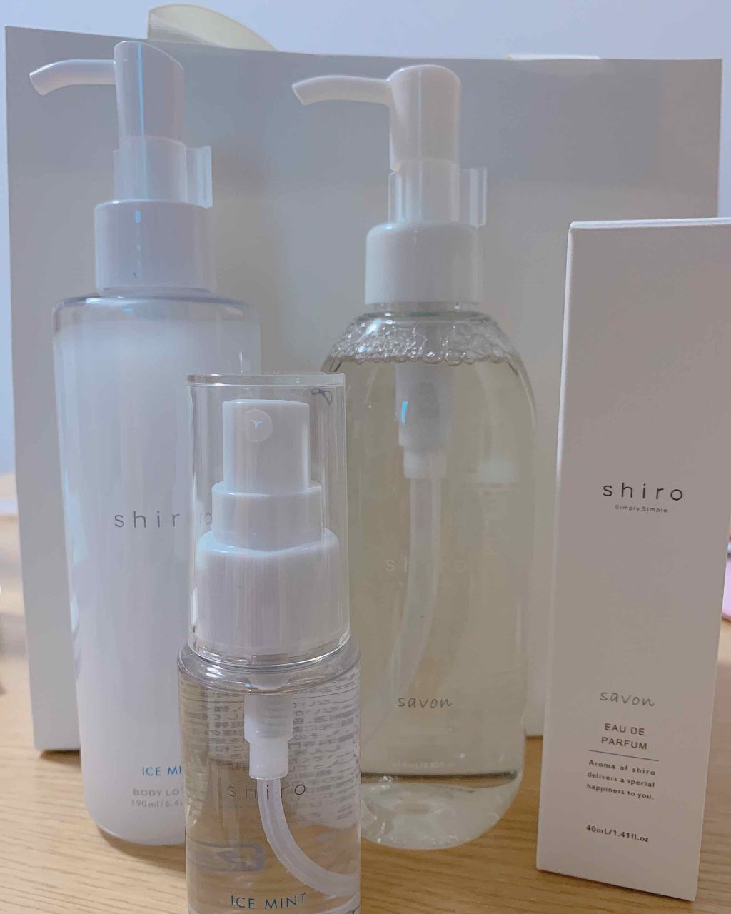 アイスミント ボディミスト/SHIRO/香水(その他)を使ったクチコミ（1枚目）