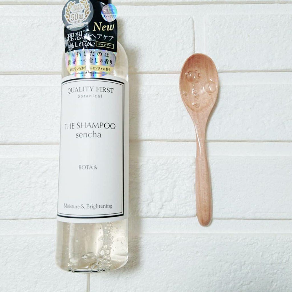 ボタアンド ザ シャンプー <sencha>/クオリティファースト/市販シャンプーを使ったクチコミ（1枚目）