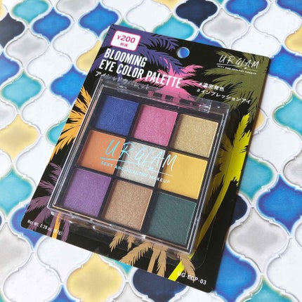 UR GLAM BLOOMING EYE COLOR PALETTE/U R GLAM/アイシャドウパレットを使ったクチコミ(4枚目)