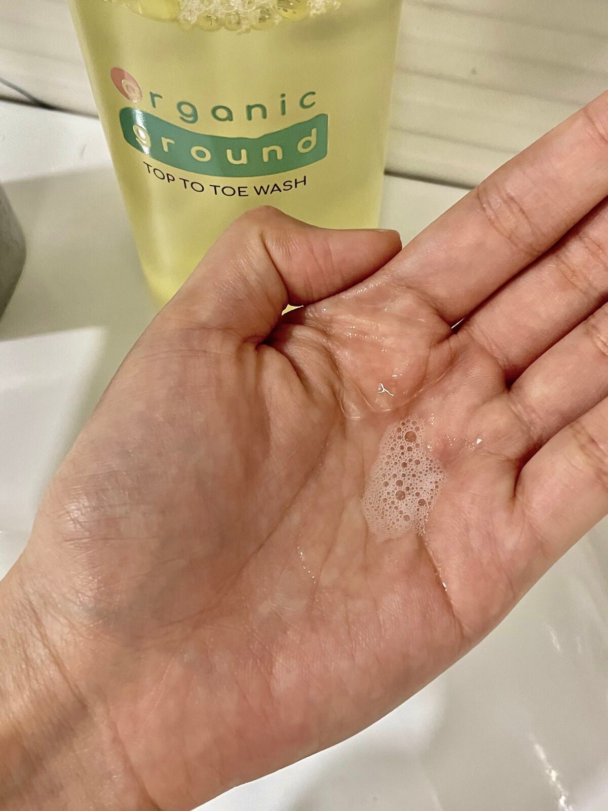 トップトゥトウォッシュ/organic ground/市販シャンプーを使ったクチコミ(2枚目)