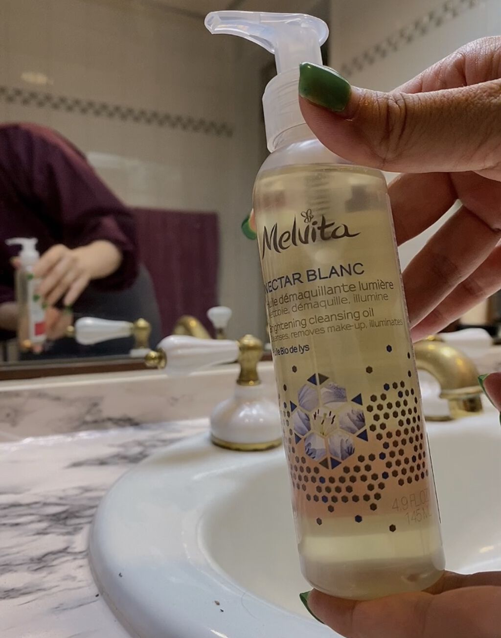 ネクターブラン クレンジングオイル /Melvita/オイルクレンジングを使ったクチコミ（1枚目）