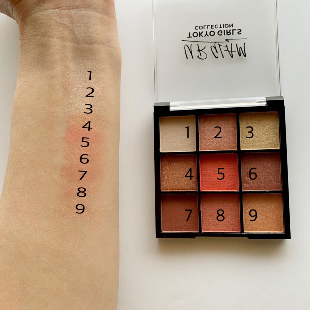 UR GLAM BLOOMING EYE COLOR PALETTE/U R GLAM/アイシャドウパレットを使ったクチコミ(2枚目)