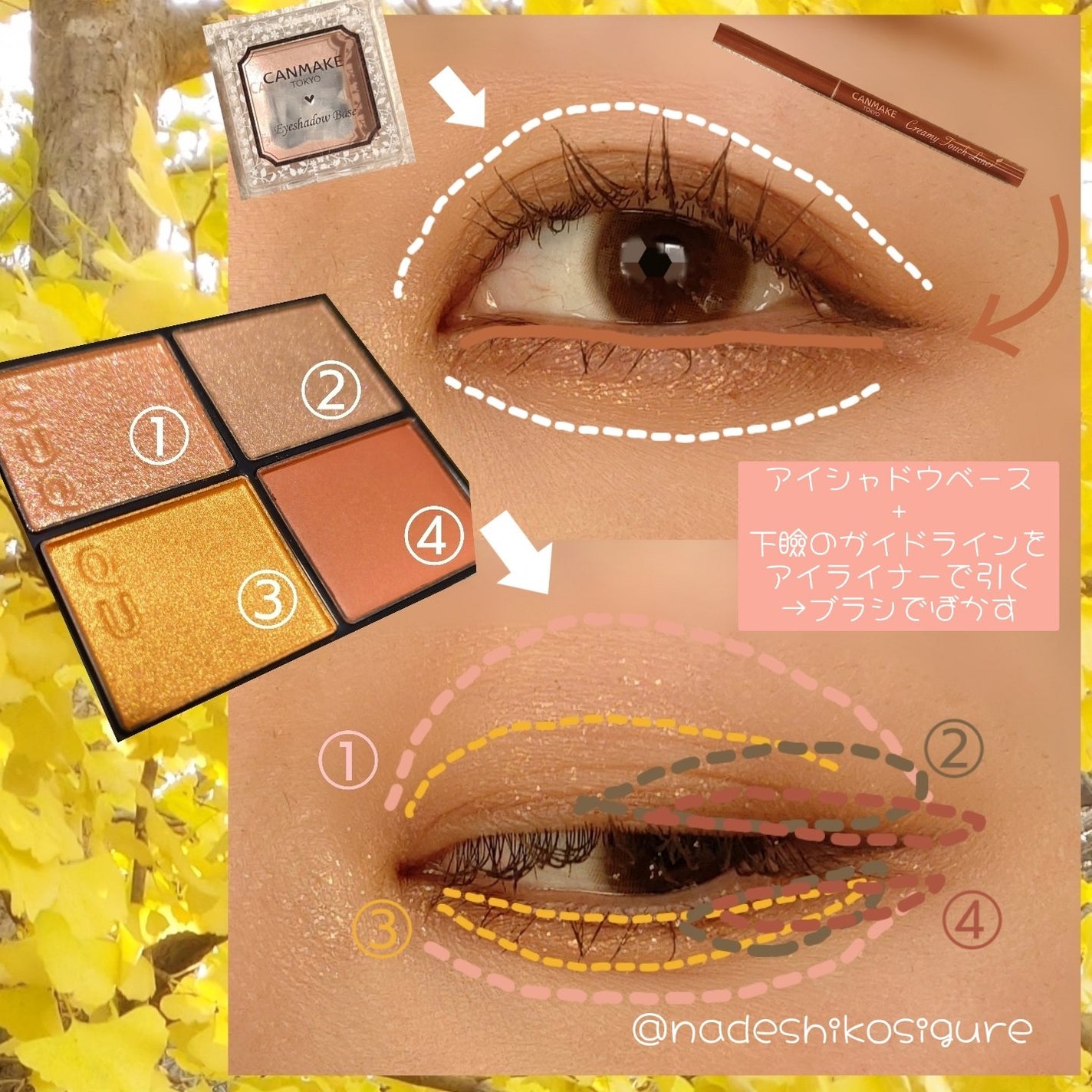 アイシャドウベース/キャンメイク/アイシャドウベースを使ったクチコミ(4枚目)