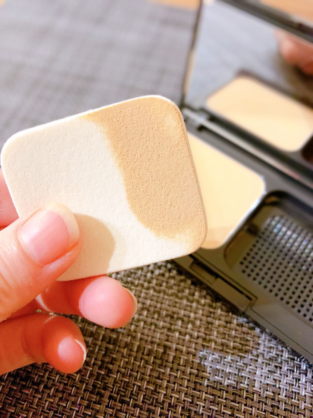 カラーステイ ロングウェア UV パウダー ファンデーション/REVLON/パウダーファンデーションを使ったクチコミ(3枚目)