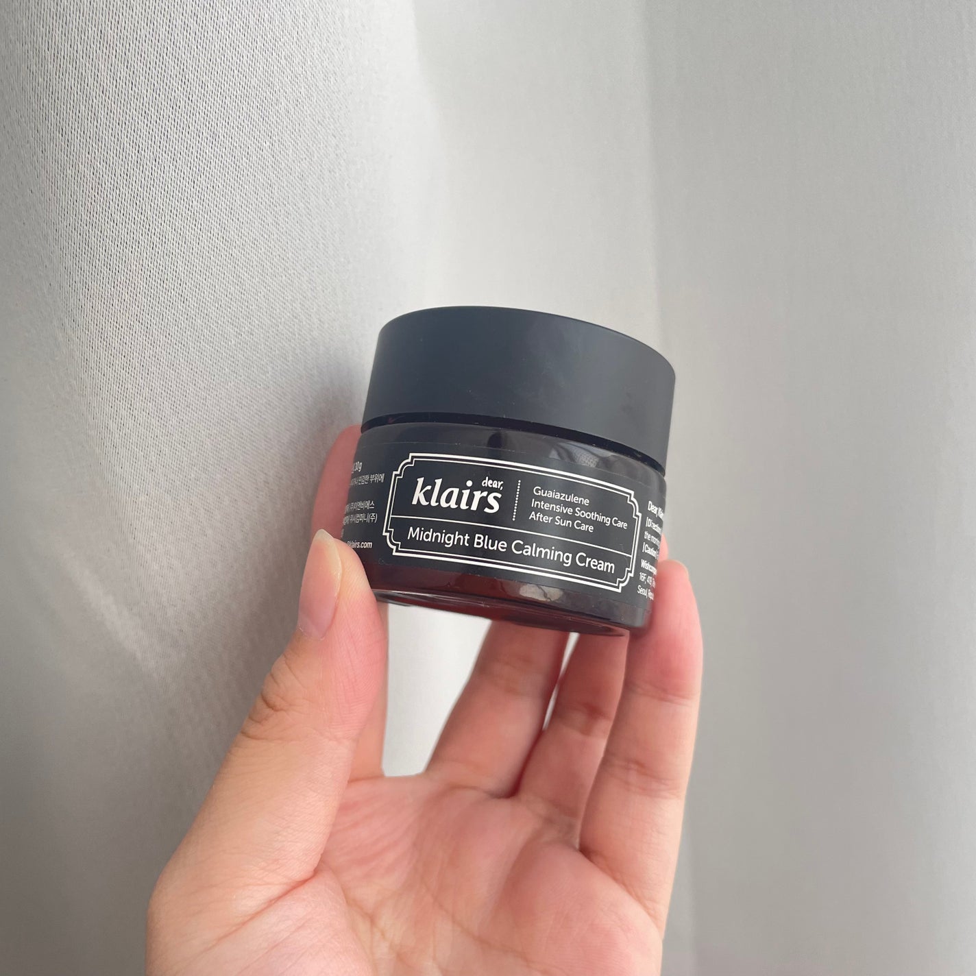 ミッドナイトブルーカーミングクリーム/Klairs/フェイスクリームを使ったクチコミ(2枚目)