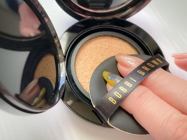 インテンシブ スキン セラム クッション ファンデーション 03 ライト/BOBBI BROWN/クッションファンデーションを使ったクチコミ（3枚目）