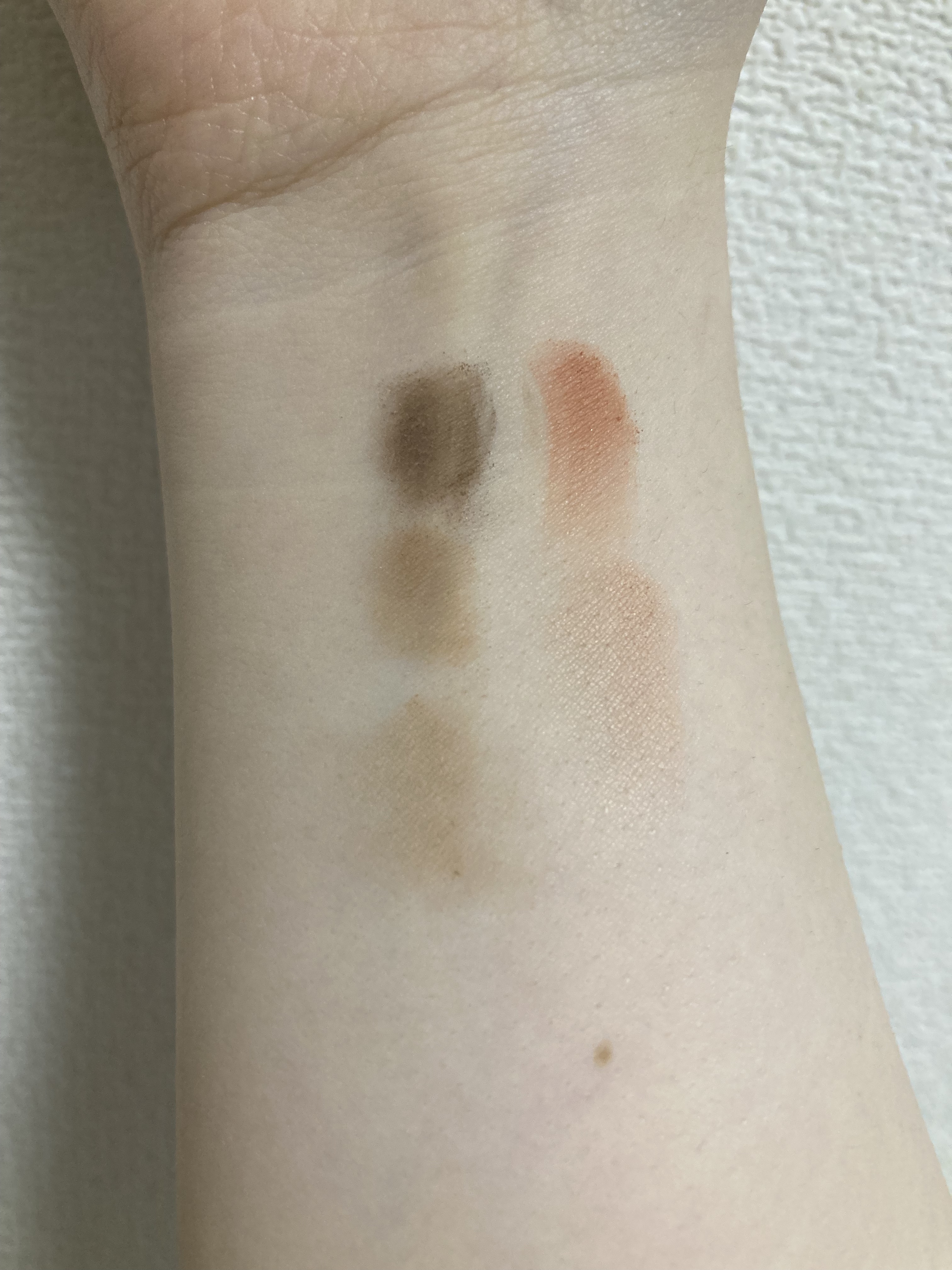 デザイニングアイブロウ3D(デュアルカラー) EX-4 ライトブラウン系×キャロットオレンジ/KATE/パウダーアイブロウを使ったクチコミ（2枚目）