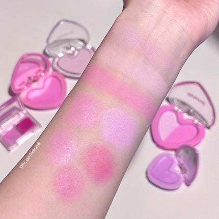 Luv Beam Blur Cheek/lilybyred/パウダーチークを使ったクチコミ(3枚目)