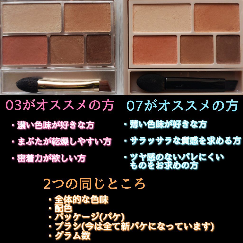 パーフェクトマルチアイズ/キャンメイク/アイシャドウパレットを使ったクチコミ(4枚目)