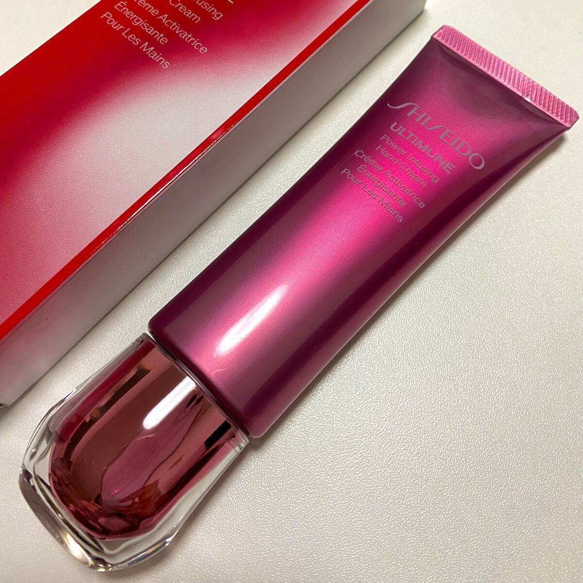 アルティミューン パワライジング ハンドクリーム/SHISEIDO/ハンドクリームを使ったクチコミ(1枚目)