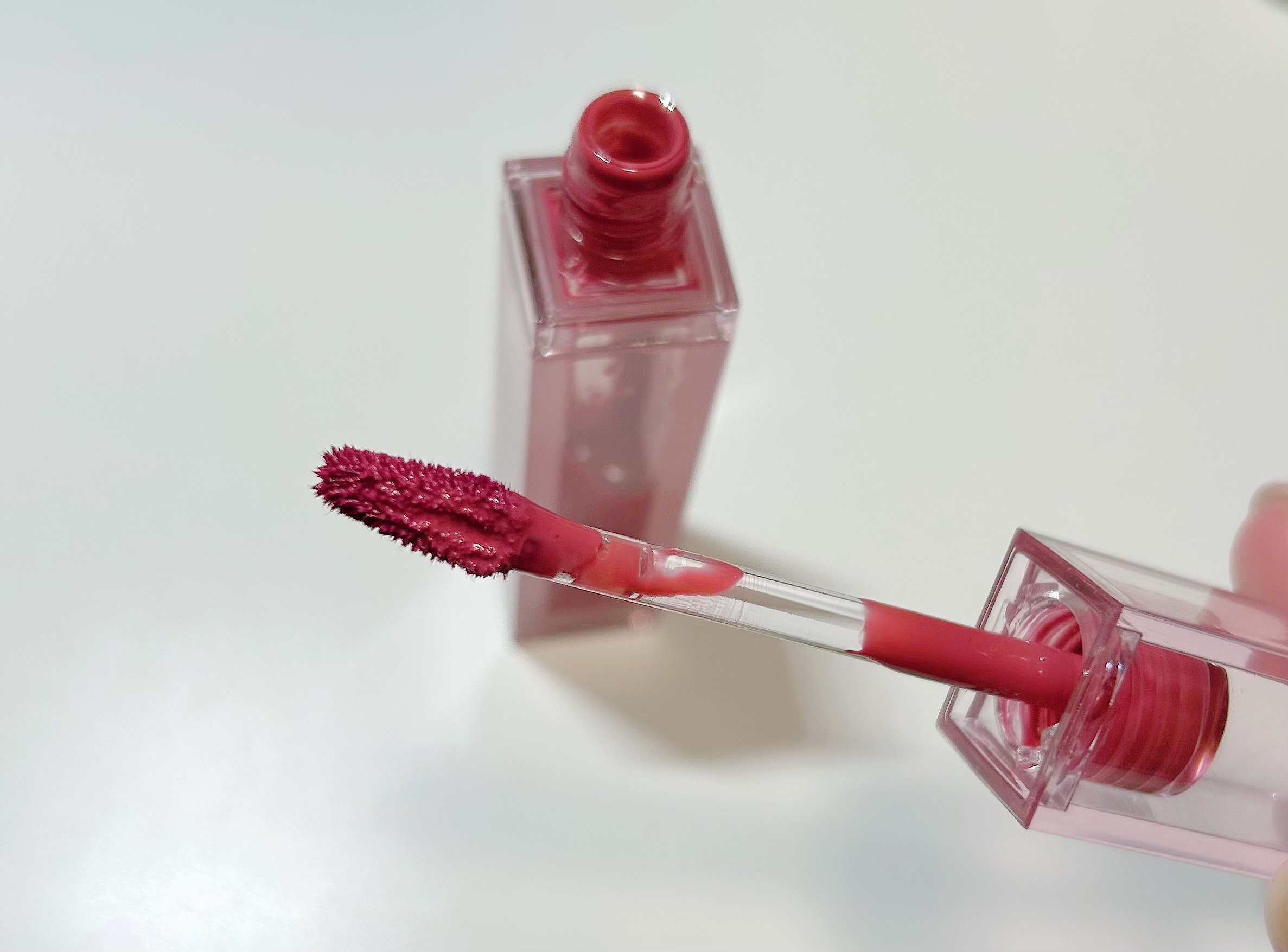 デューティント 【旧】14 ハッピーモモ/AMUSE/リップティントを使ったクチコミ（2枚目）