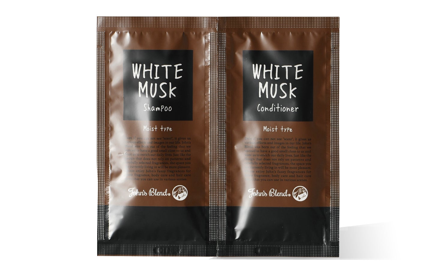 【しっとりツヤツヤ】  モイスト シャンプー/コンディショナー お試しパウチ（1回分）