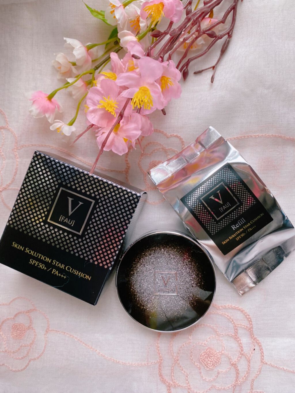 スキンソリューションスタークッション/FAU/クッションファンデーションを使ったクチコミ（1枚目）