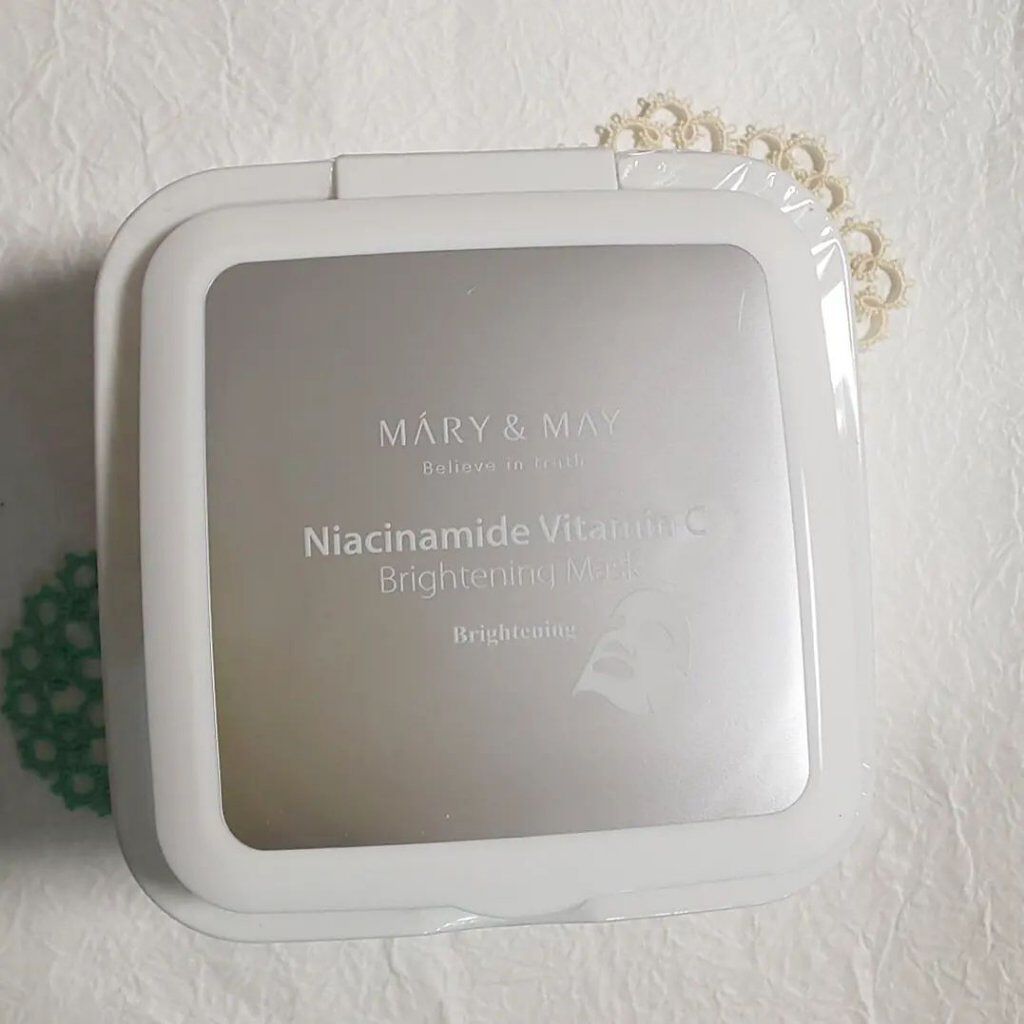 ナイアシンアミドビタミンC ブライトニングマスク/MARY&MAY/シートマスク・パックを使ったクチコミ（2枚目）