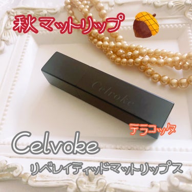 リベレイティッドマットリップス 03:テラコッタ/Celvoke/口紅を使ったクチコミ（1枚目）