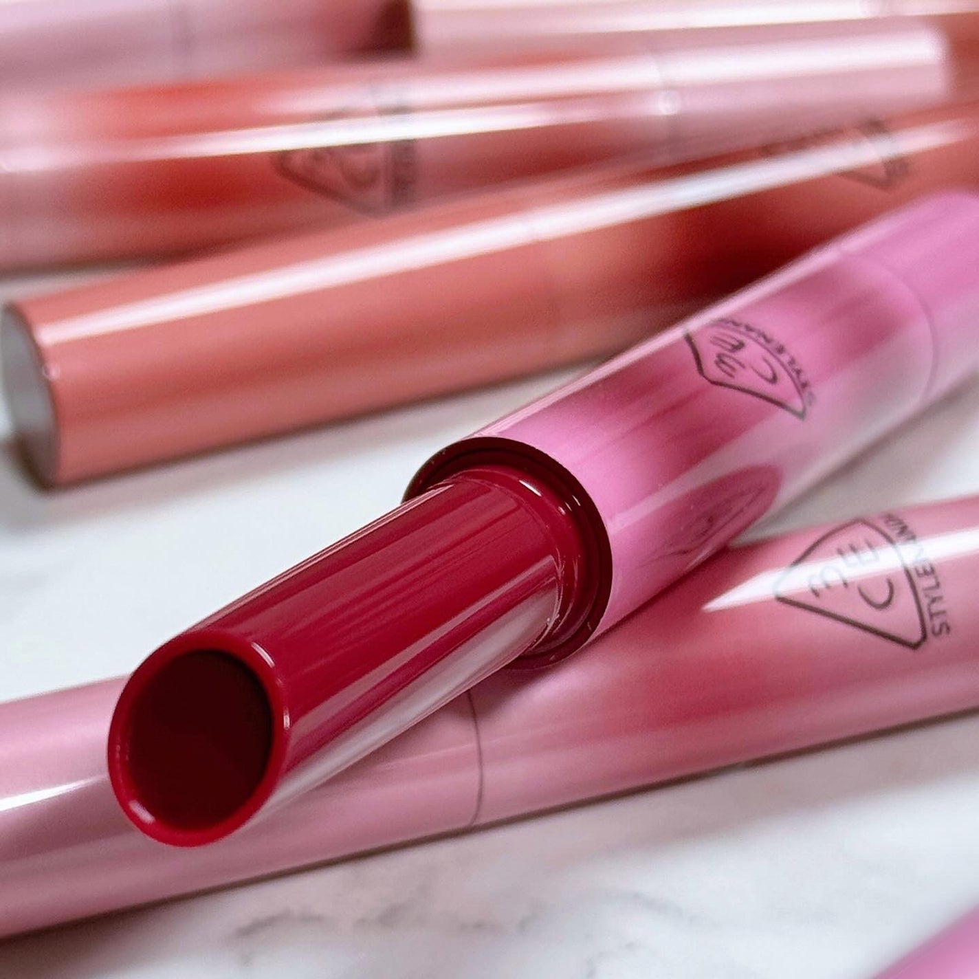 3CE シャインリフレクター/3CE/口紅を使ったクチコミ(4枚目)