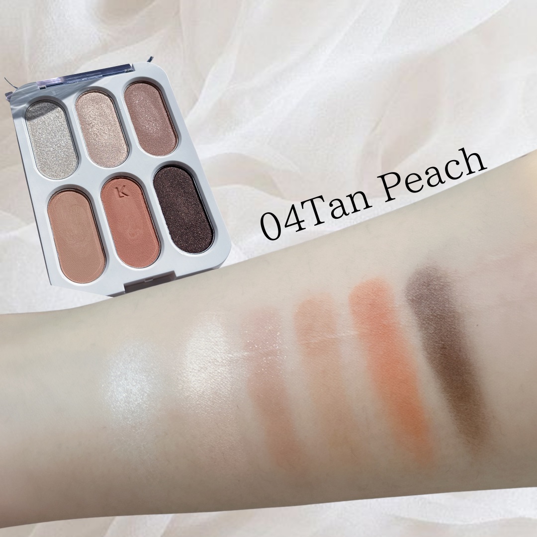 フォーエバー6アイパレット/Laka/アイシャドウパレットを使ったクチコミ（3枚目）