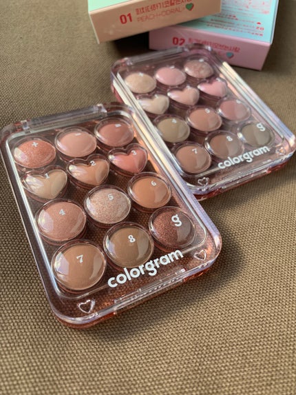 目元チュートリアルアイパレット/Colorgram/アイシャドウパレットを使ったクチコミ(1枚目)