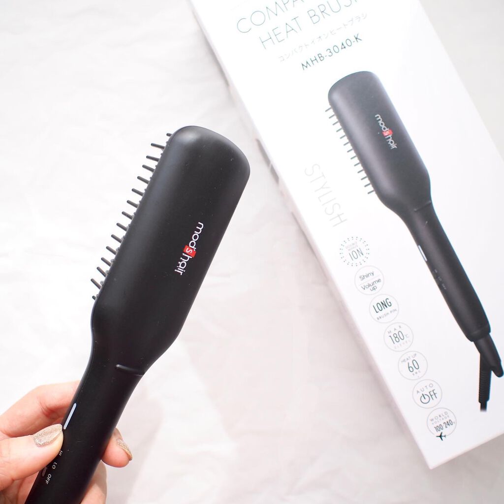 スタイリッシュ コンパクトイオンヒートブラシ MHB-3040-K/mod's hair/ヒートブラシを使ったクチコミ（1枚目）