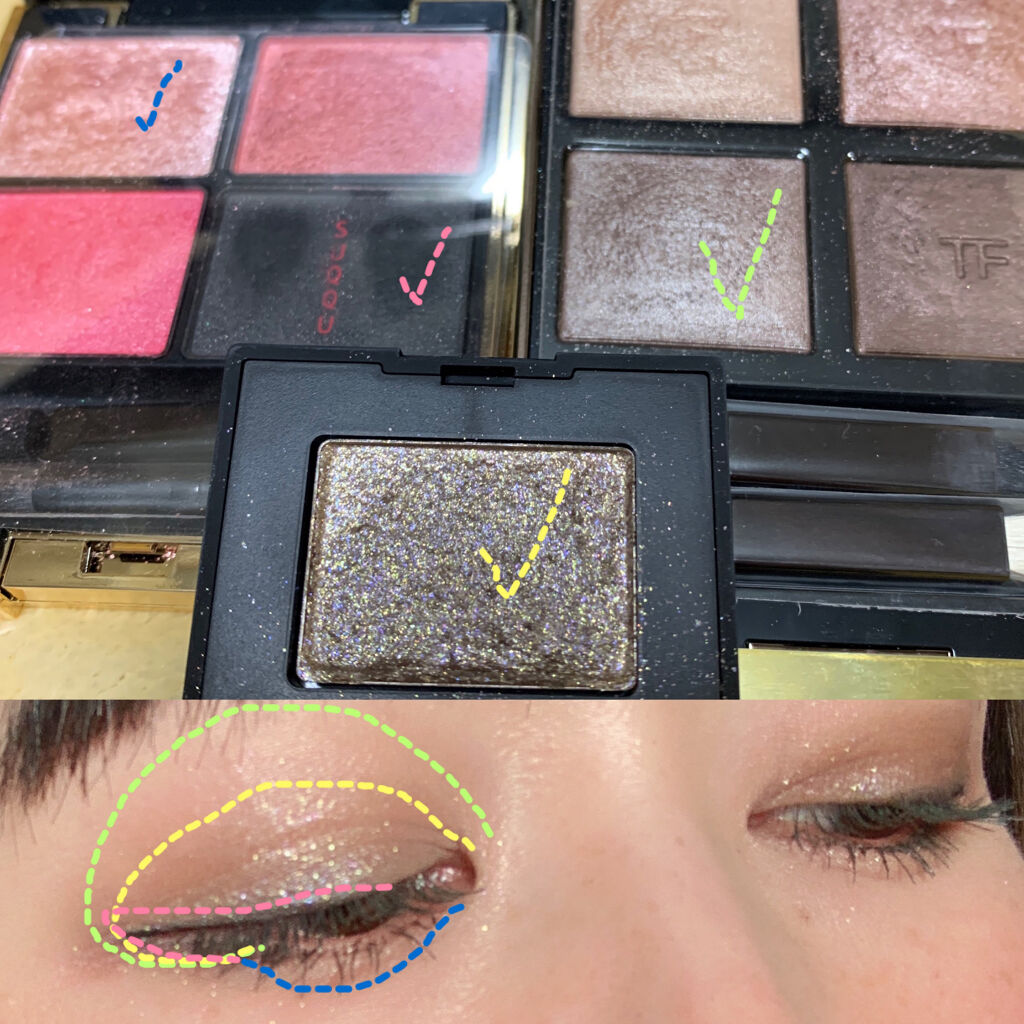 アイ カラー クォード/TOM FORD BEAUTY/アイシャドウパレットを使ったクチコミ（2枚目）